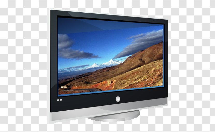 LCD Television Computer Monitors Set - Android Transparent PNG