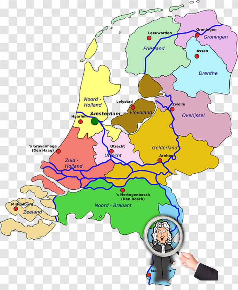Provinces Of The Netherlands World Map Clip Art - Organism Transparent PNG