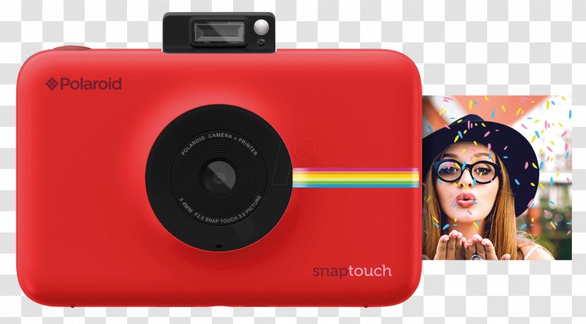 Instant Camera Zink Polaroid Corporation - Red Transparent PNG