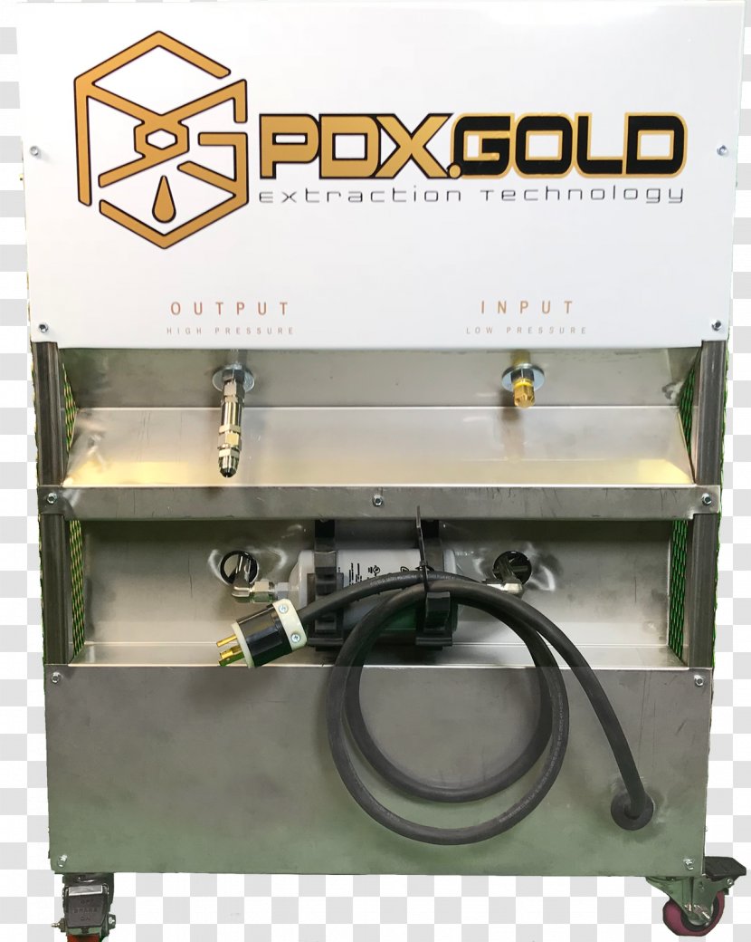 Machine PDX.GOLD Manufacturing Pump Butane - J Gold Transparent PNG