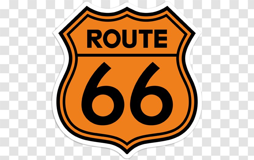 U.S. Route 66 In Illinois Barstow Logo - Cdr - Road Transparent PNG