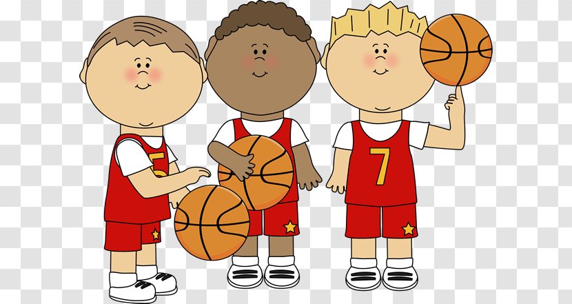 Basketball Sport Boy Clip Art - Heart - Pictures For Kids Transparent PNG