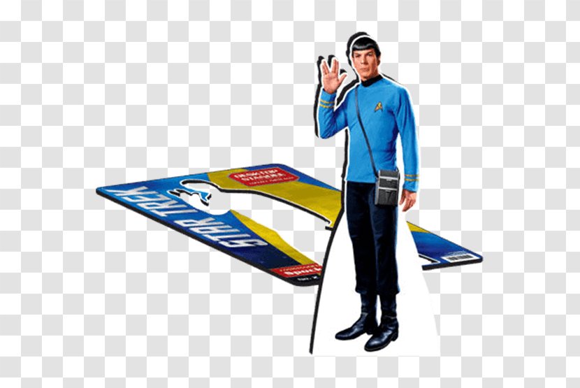 Spock James T. Kirk Hikaru Sulu Star Trek Vulcan Salute - Electric Blue - Leonard Nimoy Transparent PNG