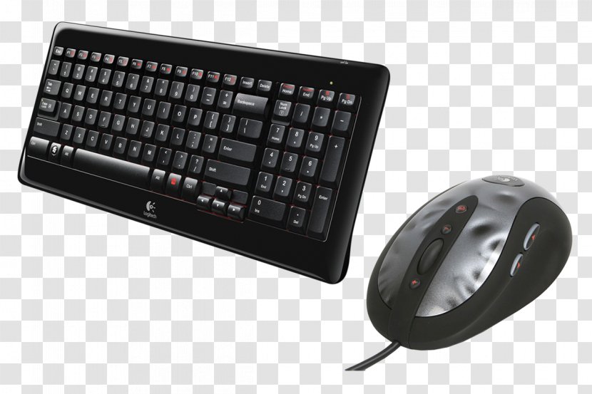 Computer Keyboard Mouse Logitech Unifying Receiver Laptop - Multimedia Transparent PNG