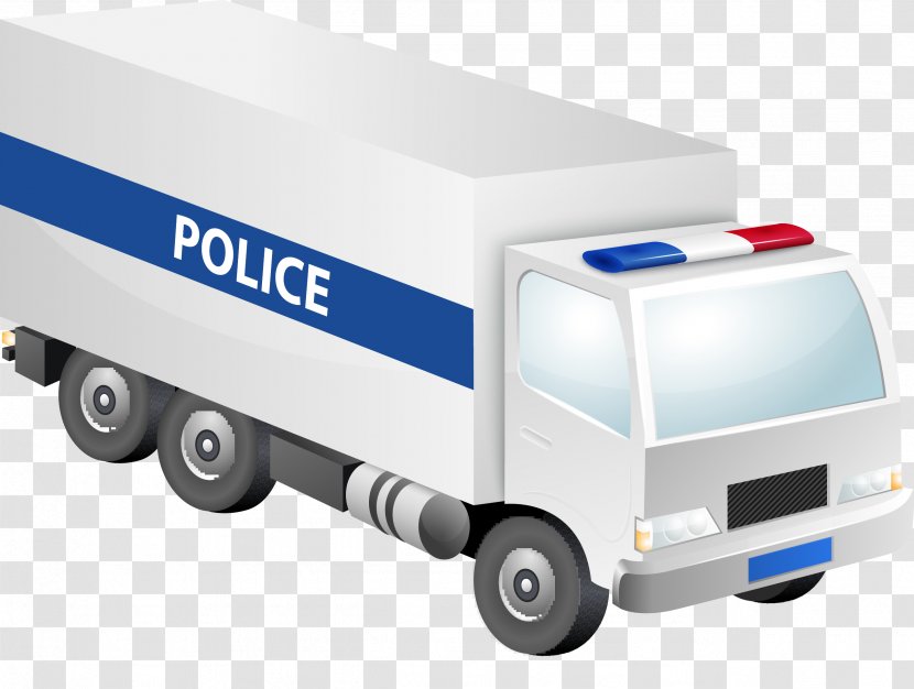 Euclidean Vector Police Officer - Commercial Vehicle Transparent PNG