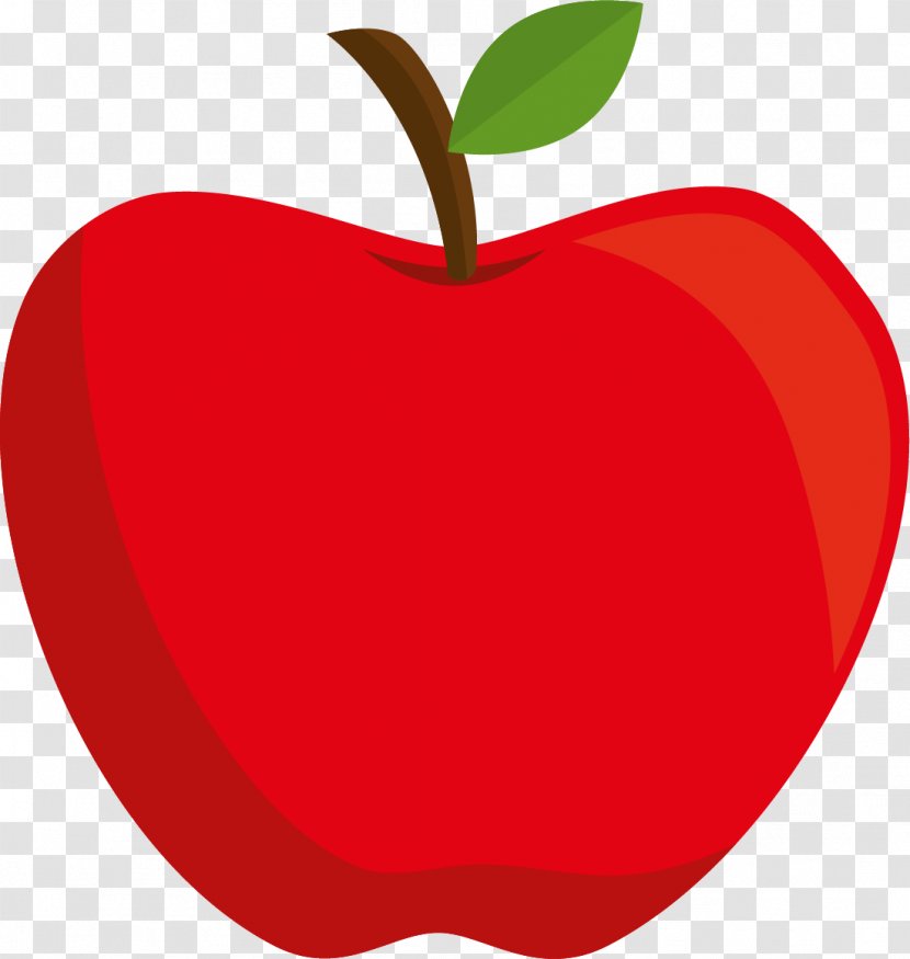 Apple Download Clip Art - Love - Hand Painted Red Transparent PNG