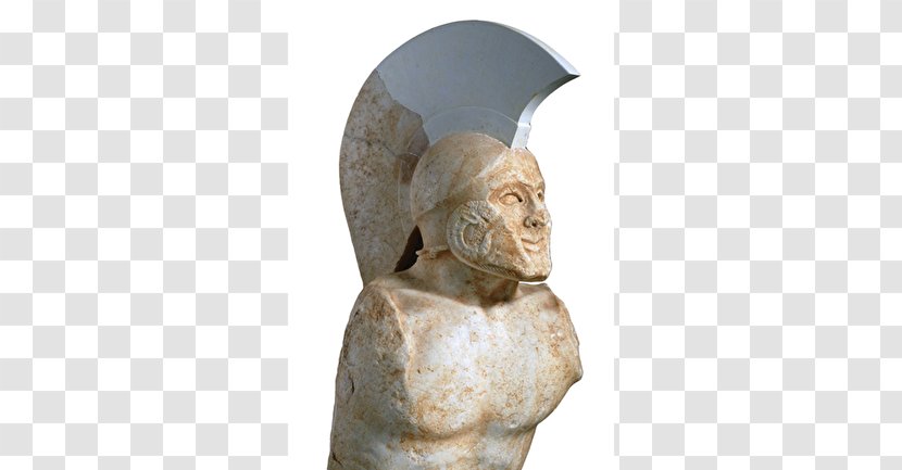 Leonidas Statue Archaeological Museum Of Sparta Agamemnon - Ministry Religious Affairs Transparent PNG