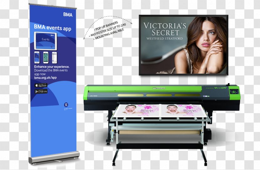 Inkjet Printing Banner Wide-format Printer Large Format - Electronic Device Transparent PNG
