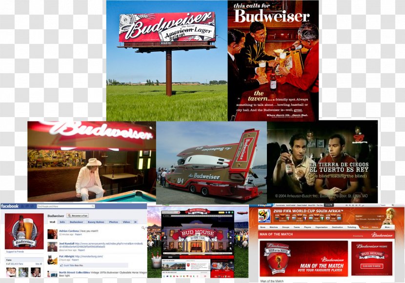 Budweiser Display Advertising Marketing Anheuser-Busch InBev - Brand Transparent PNG