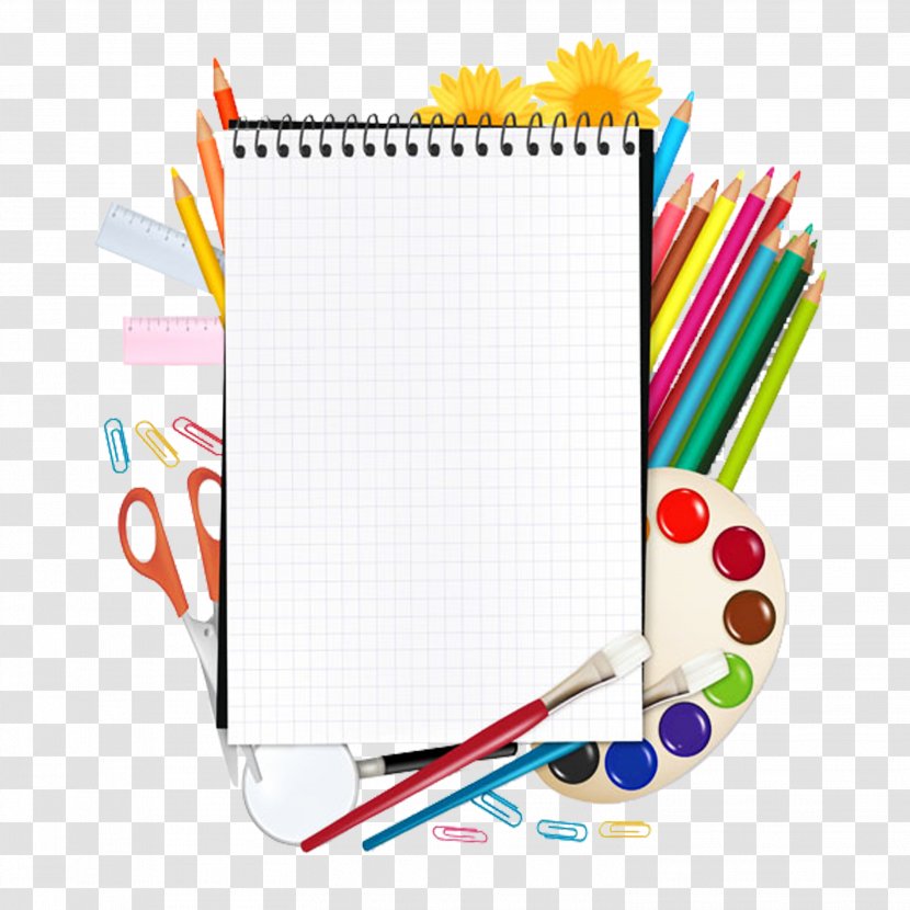 School Illustration - Notebook Transparent PNG