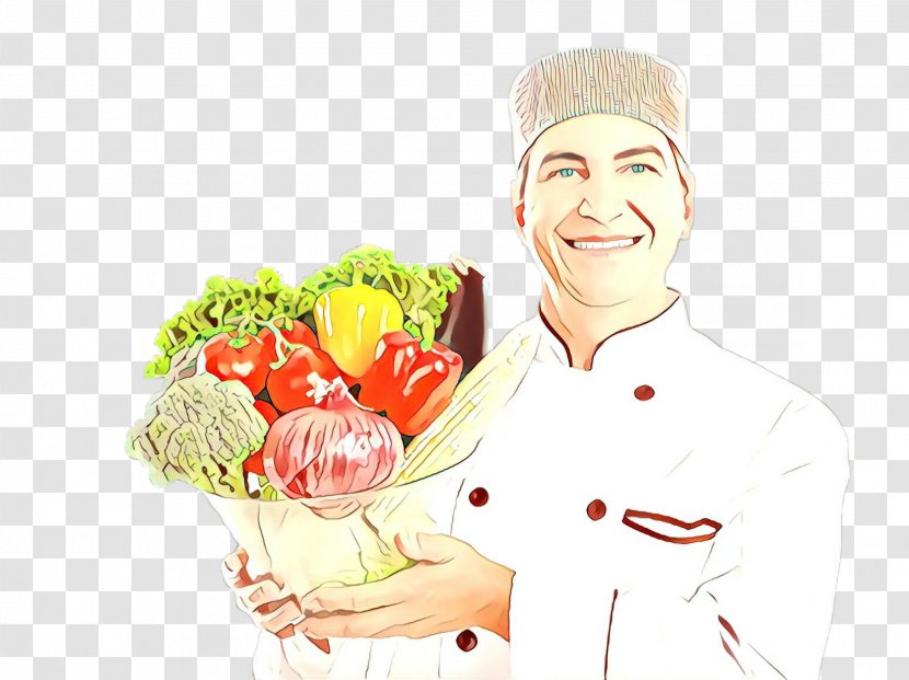 Cook Chef Plant Food Vegetable - Smile Garnish Transparent PNG