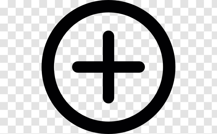 Black And White Area Symbol - Button Transparent PNG