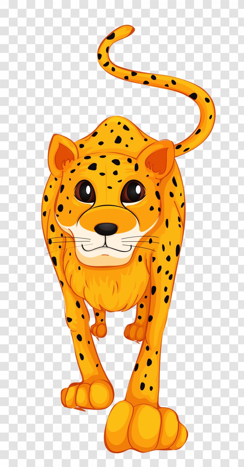Cheetah Leopard Felidae Cartoon Illustration Transparent PNG