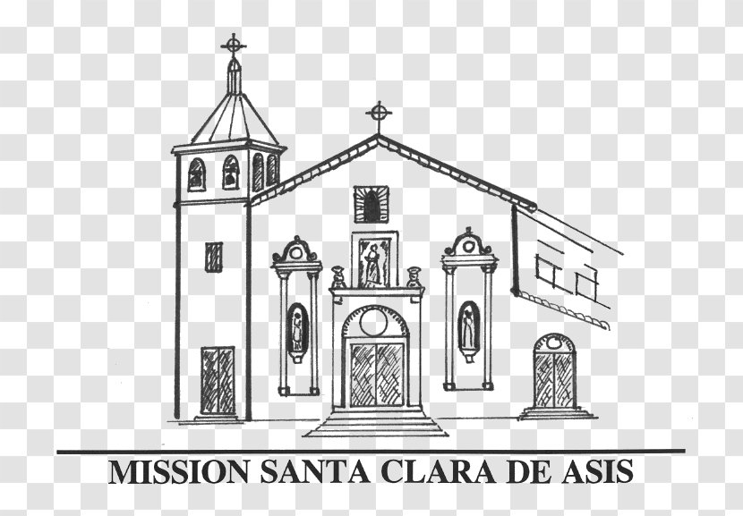 Spanish Missions In California El Camino Real Native Americans The United States Floor Plan - Landmark - Santa Barbara Mission Chapel Transparent PNG