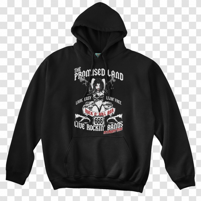 Hoodie T-shirt Sweater Bluza - Tshirt - Highway Hell Transparent PNG