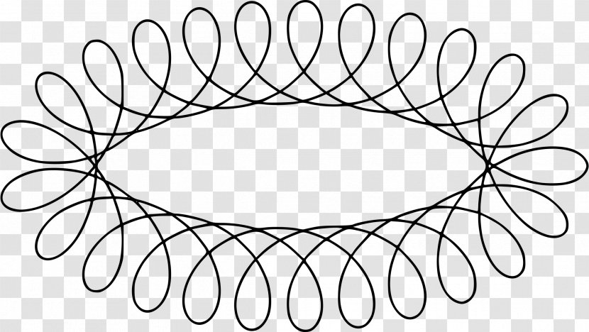 Roulette Circle Hypotrochoid Curve Spirograph Transparent PNG