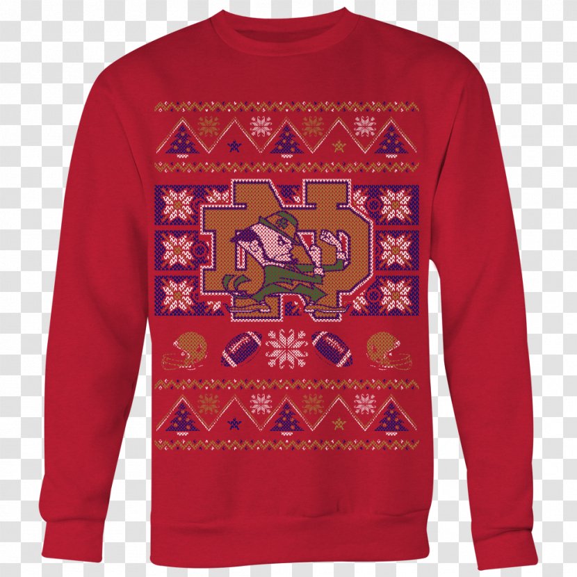 T-shirt Sleeve Hoodie Sweater Christmas Jumper - Sweatshirt - Plot For Sale Transparent PNG
