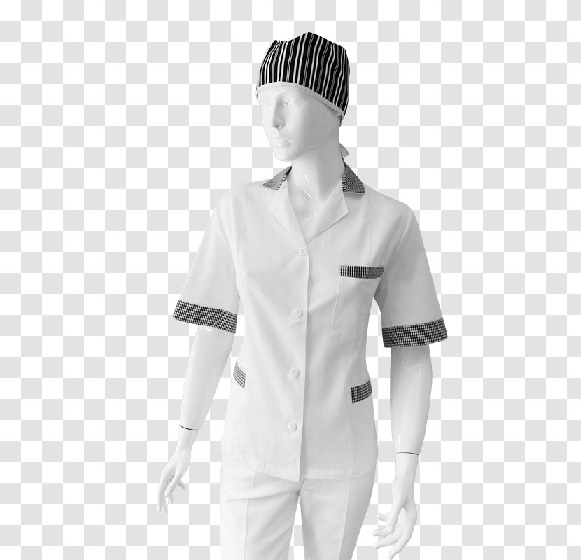 Chef's Uniform Outerwear Sleeve - Neck - Rever Transparent PNG