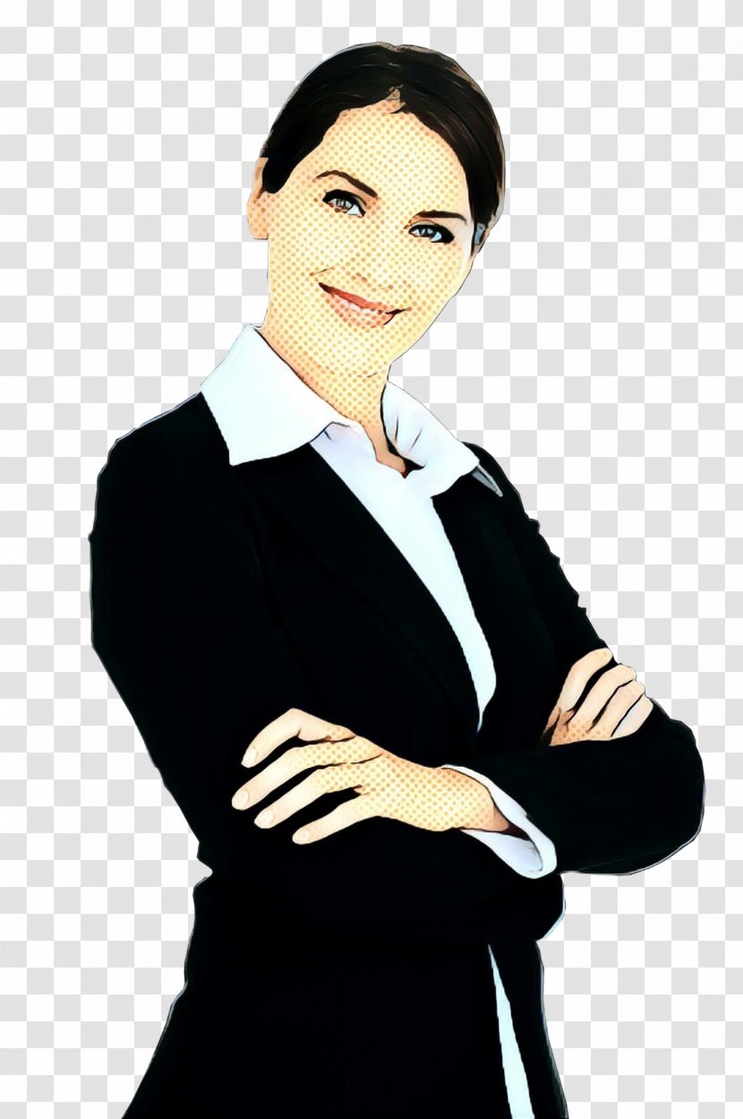 Retro Background - Whitecollar Worker - Employment Black Hair Transparent PNG