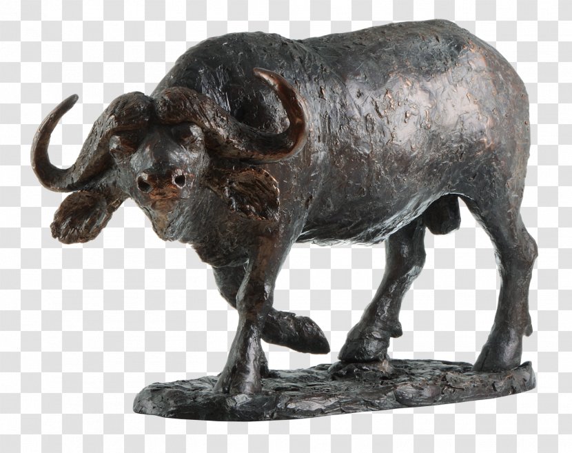 Bronze Sculpture Cattle Marble - Horn - Buffalo's Cafe Transparent PNG