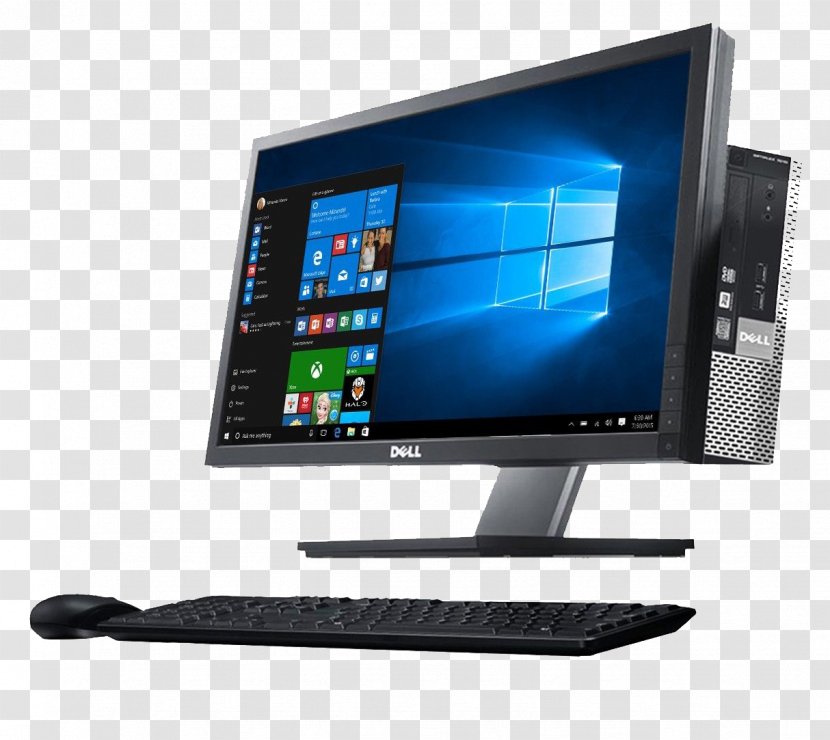 Dell Laptop All-in-one Desktop Computers Computer Monitors - Monitor Transparent PNG