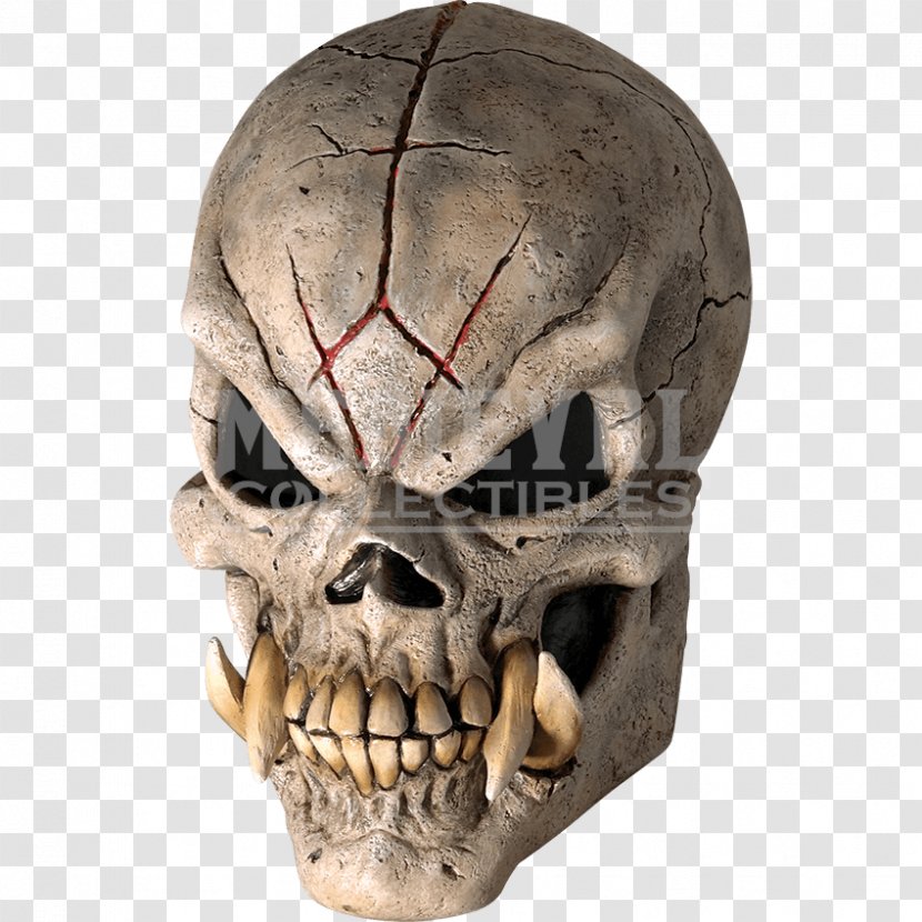Skull Human Skeleton Mask Halloween Costume - Party Transparent PNG