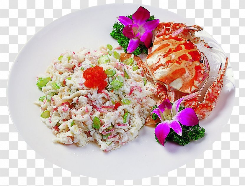 Crab Chinese Cuisine Steaming Food Stir Frying - Capsicum Annuum - Hibiscus Product Transparent PNG