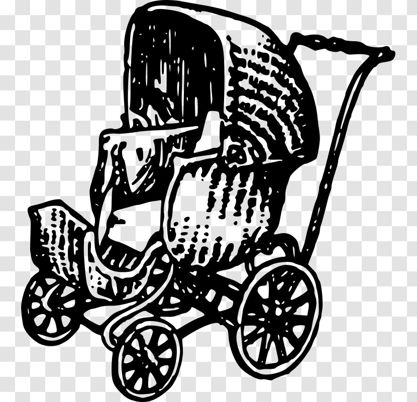 Baby Transport Doll Stroller Infant Clip Art - Walking - Cart Transparent PNG
