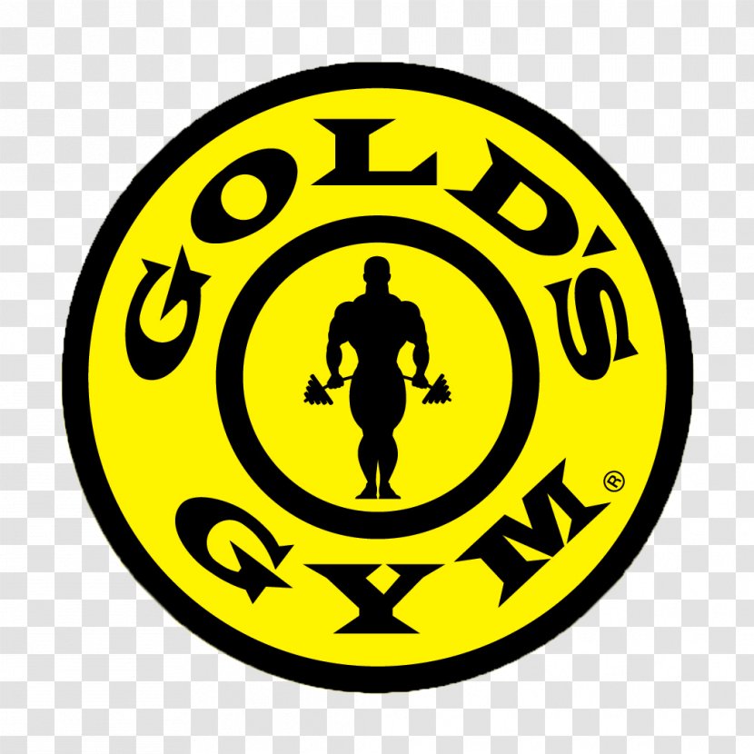 Gold's Gym Fitness Centre Physical Strength Training - Symbol - Bodybuilding Transparent PNG