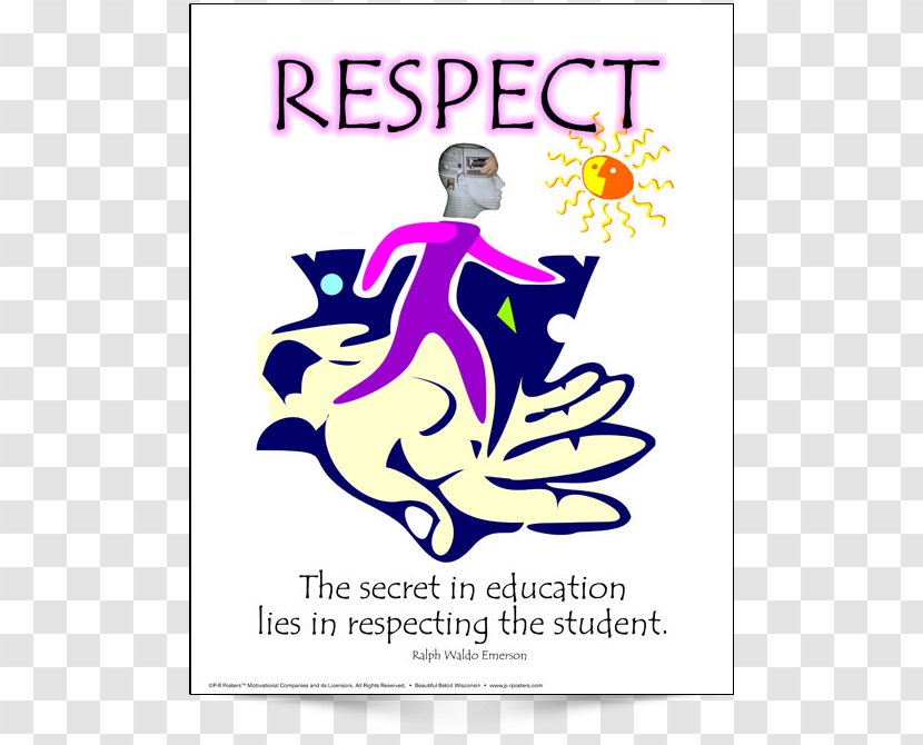 Vector Graphics Poster Design The Secret Of Education Lies In Respecting Pupil. Text - Silhouette Transparent PNG