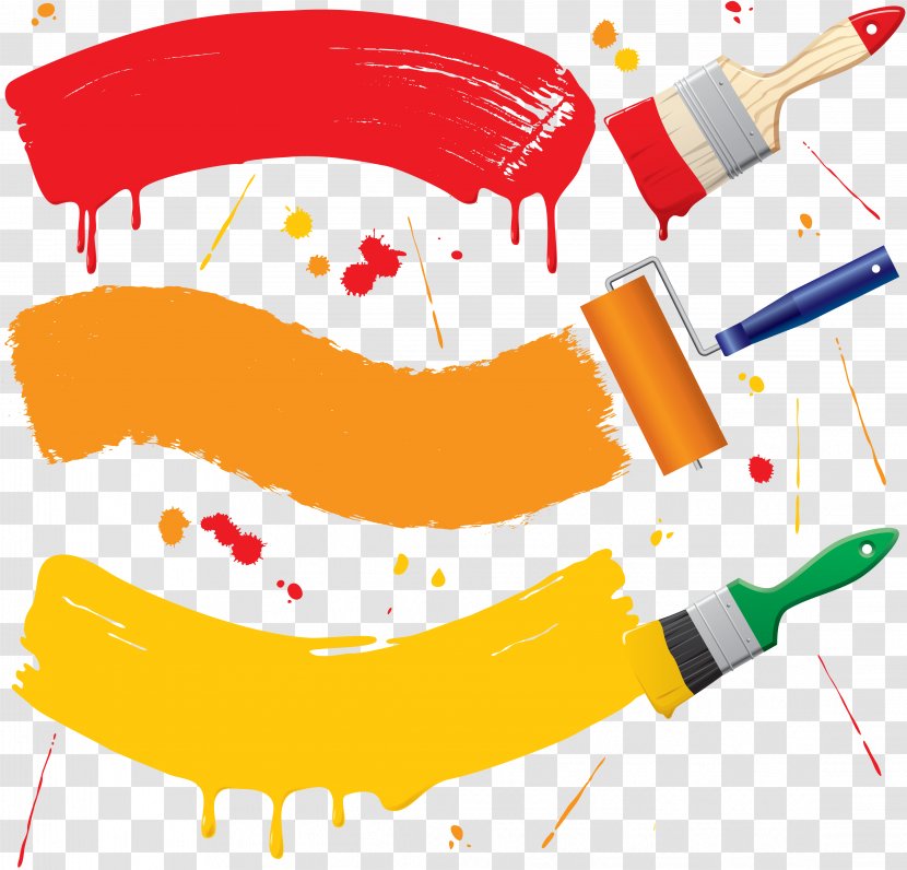 Paint Rollers Painting Brush - Artwork Transparent PNG