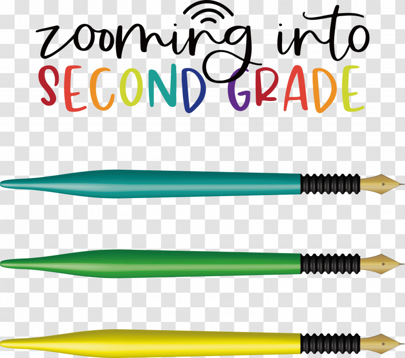 Back To School Second Grade Transparent PNG