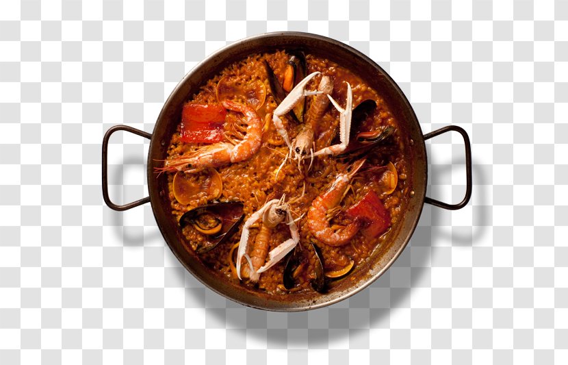 Paella Spanish Cuisine Mediterranean Restaurant Dish - Recipe - Rice Transparent PNG