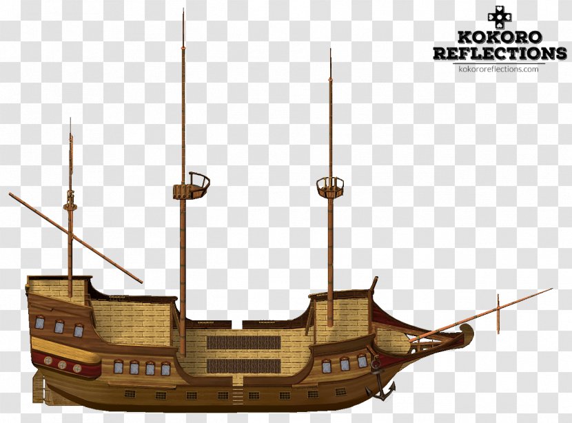 RPG Maker MV Caravel Galleon Ship VX - Vehicle Transparent PNG