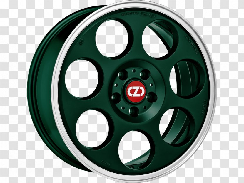 OZ Group Autofelge Alloy Wheel Rim - Green - Danish Car Performance Aps Transparent PNG