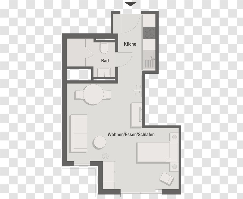 Floor Plan Architecture House - Bad Room Transparent PNG