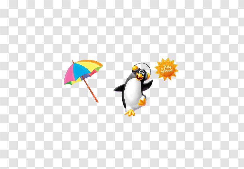 Penguin Umbrella - Beak - Parasol Transparent PNG