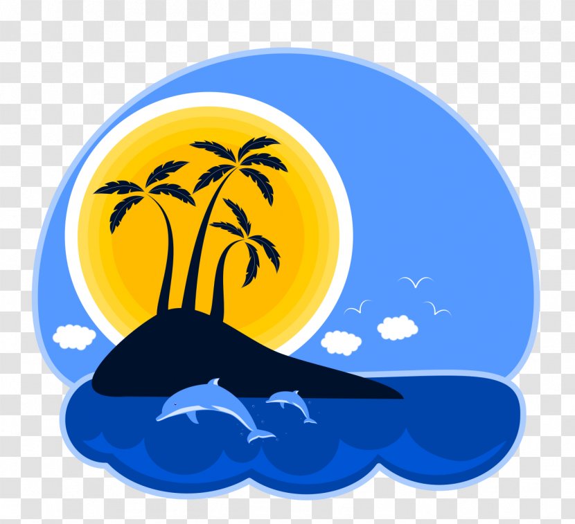 Tropical Islands Resort Clip Art - Beach - Island Transparent PNG