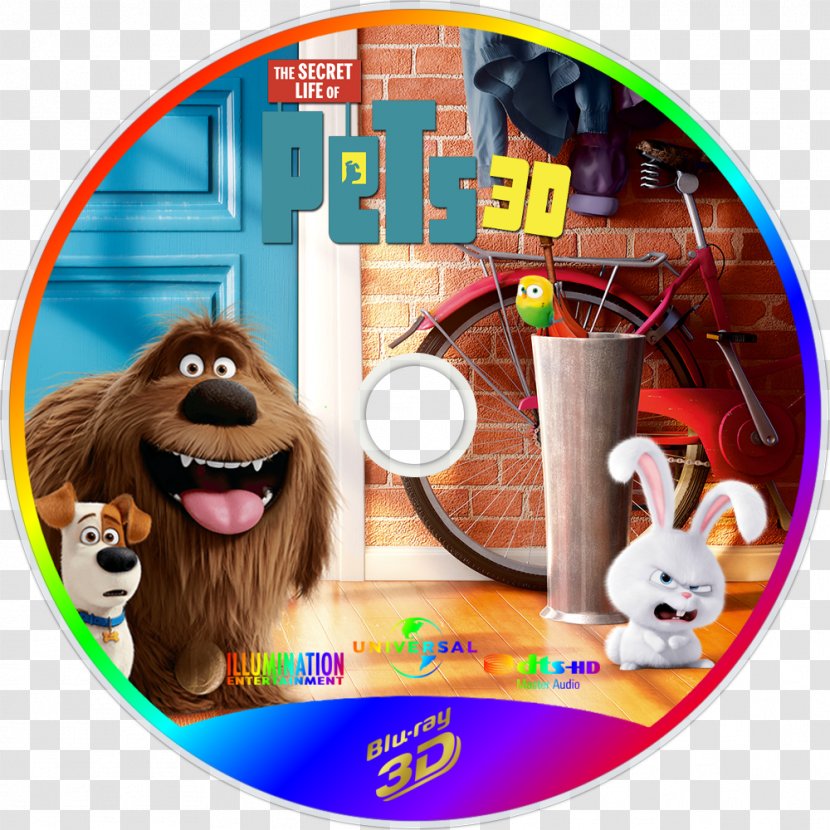 0 Pet 3D Film Toy - Recreation - The Secret Life Of Pets Transparent PNG