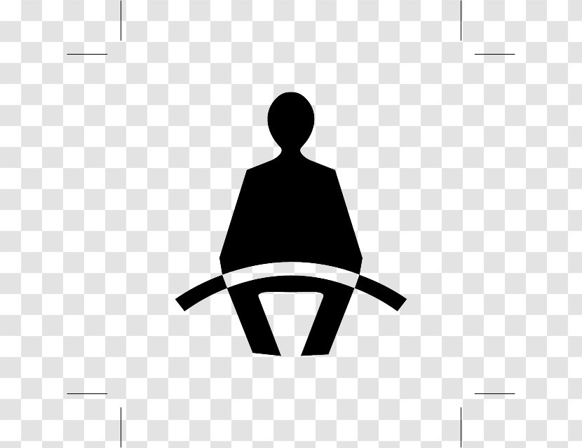 Car Seat Belt Pictogram Safety - Road Traffic - Cliparts Transparent PNG
