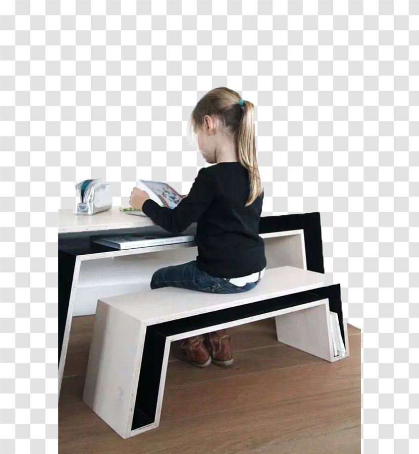 Table Writing Desk Furniture Chair - Watercolor - People Read Transparent PNG