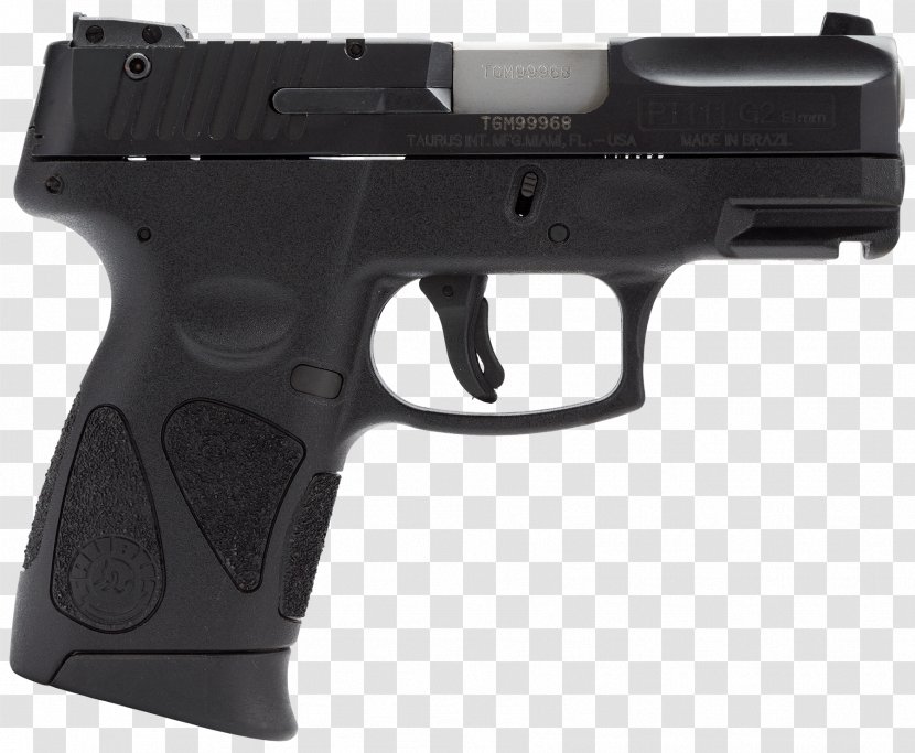 Taurus Millennium Series Firearm Handgun 9×19mm Parabellum - Weapon Transparent PNG