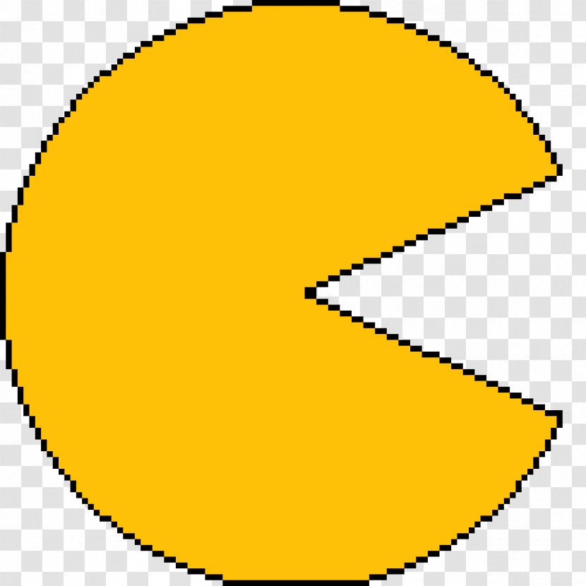 Minecraft Circle Pixel Art - Pac Man Transparent PNG