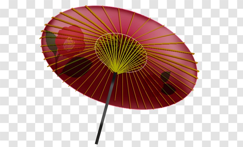 Japan Oil-paper Umbrella Hat - Decorative Fan - Japanese Culture Transparent PNG