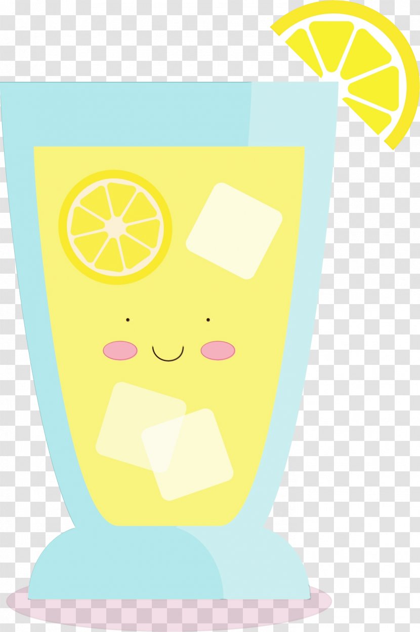 Lemonade - Watercolor - Drink Smile Transparent PNG