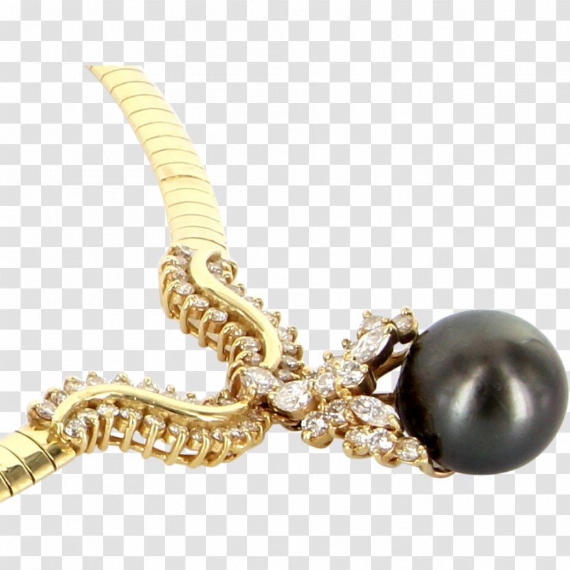 Tahitian Pearl Jewellery Cultured Necklace - Colored Gold Transparent PNG