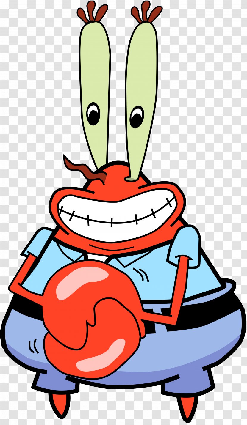 Mr. Krabs Plankton And Karen Patrick Star Squidward Tentacles Gary - Crab Transparent PNG