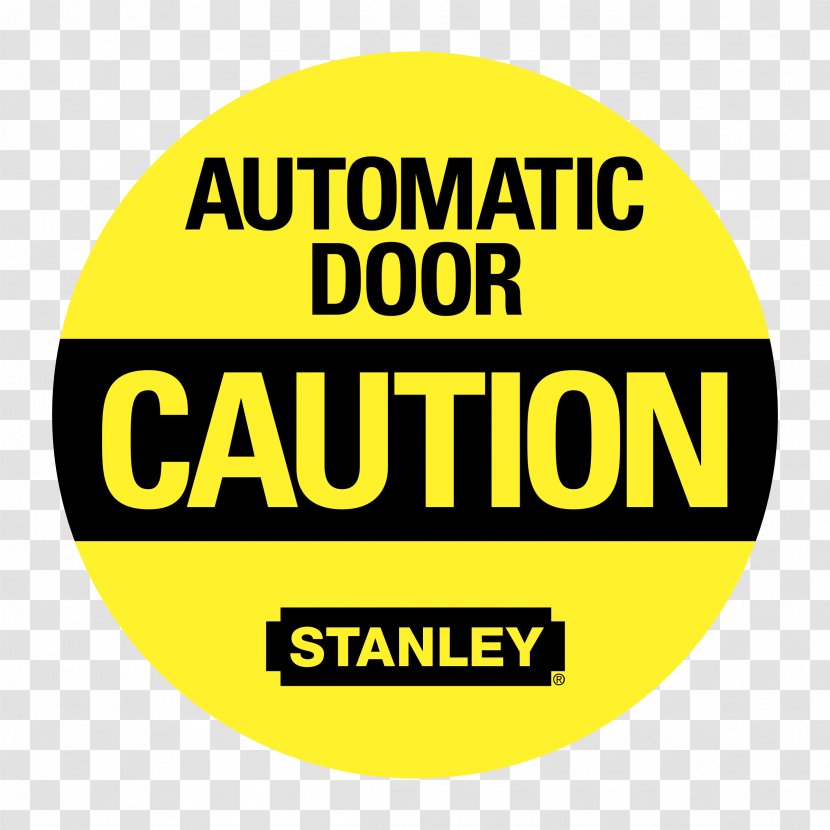Caution Automatic Door Logo Brand - Sign Transparent PNG