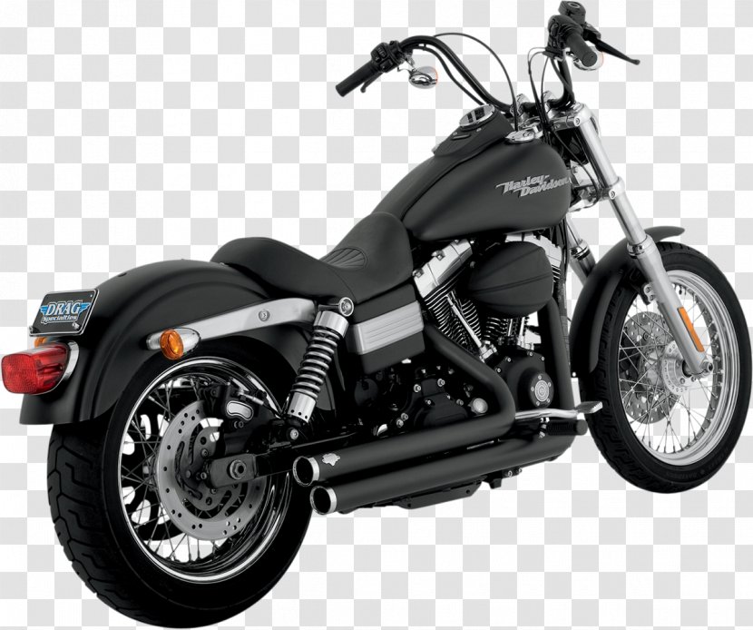 Exhaust System Harley-Davidson Sportster Motorcycle Super Glide - Wheel Transparent PNG