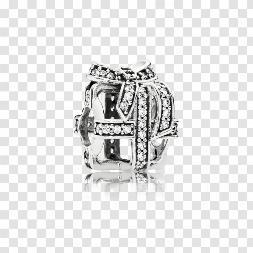 Pandora Charm Bracelet Cubic Zirconia Discounts And Allowances Gift - Black White Transparent PNG
